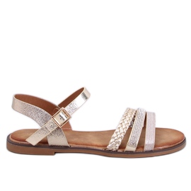 Pasini Gold damsandaler gyllene