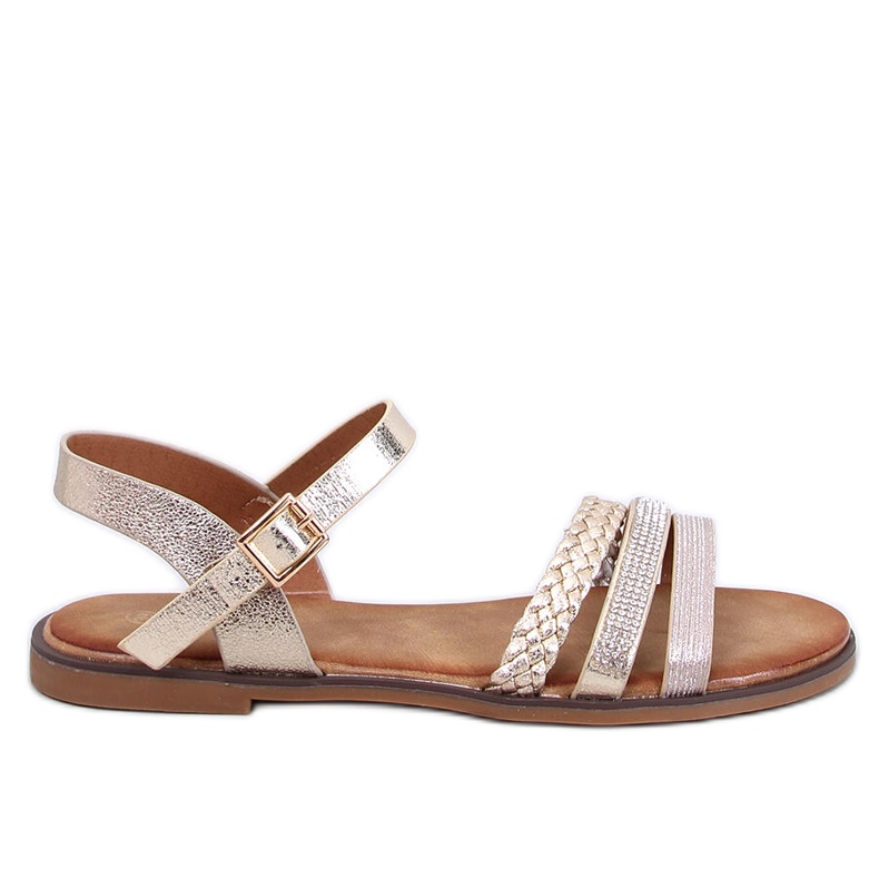 Pasini Gold damsandaler gyllene