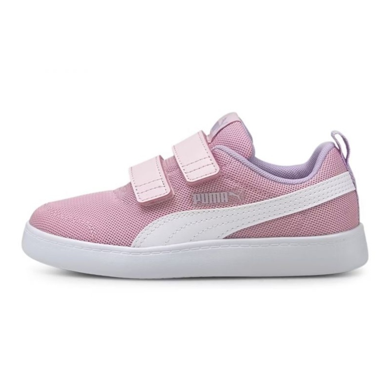 Puma Courtflex V2 Mesh V Ps Jr skor 371758 08 rosa