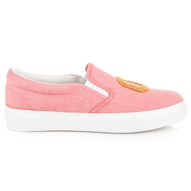 Kylie Ony Slip Med Plåster rosa