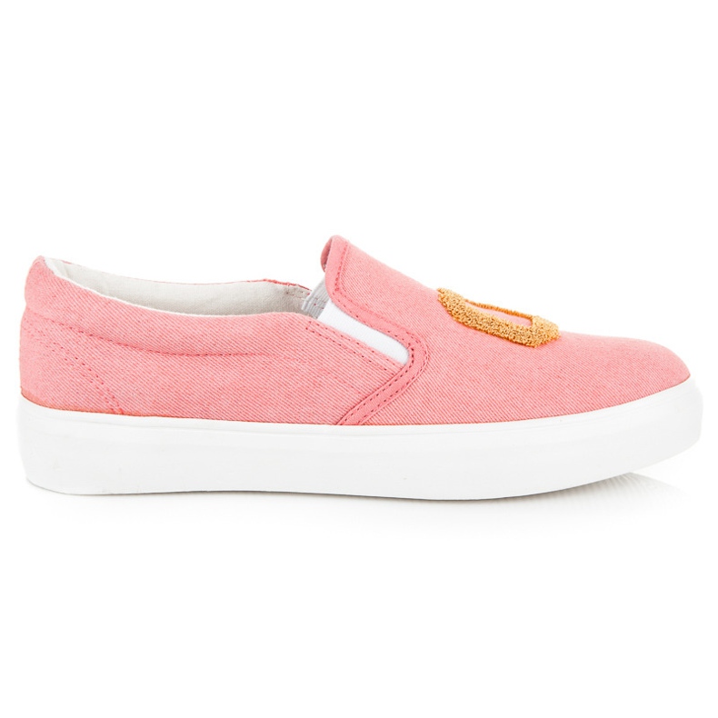 Kylie Ony Slip Med Plåster rosa