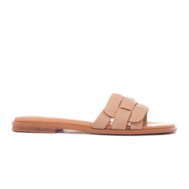 Marco Shoes Alba flip flops beige