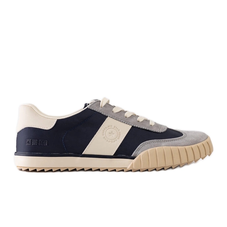Marinblå sneakers Big Star NN174516