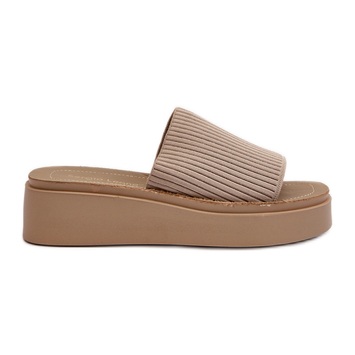 Sergio Leone SK083H Flip Flops för kvinnor, beige