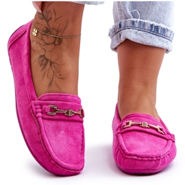Confly Klassiska mocka Loafers för kvinnor Rosa