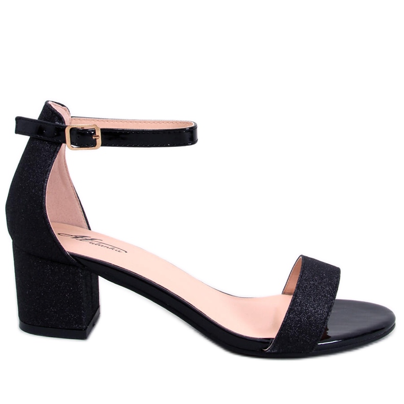 Costello svarta sandaler med klack