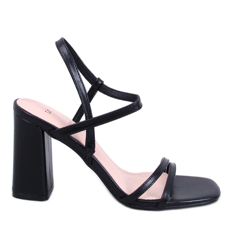 Borelli Svarta stabila klacksandaler