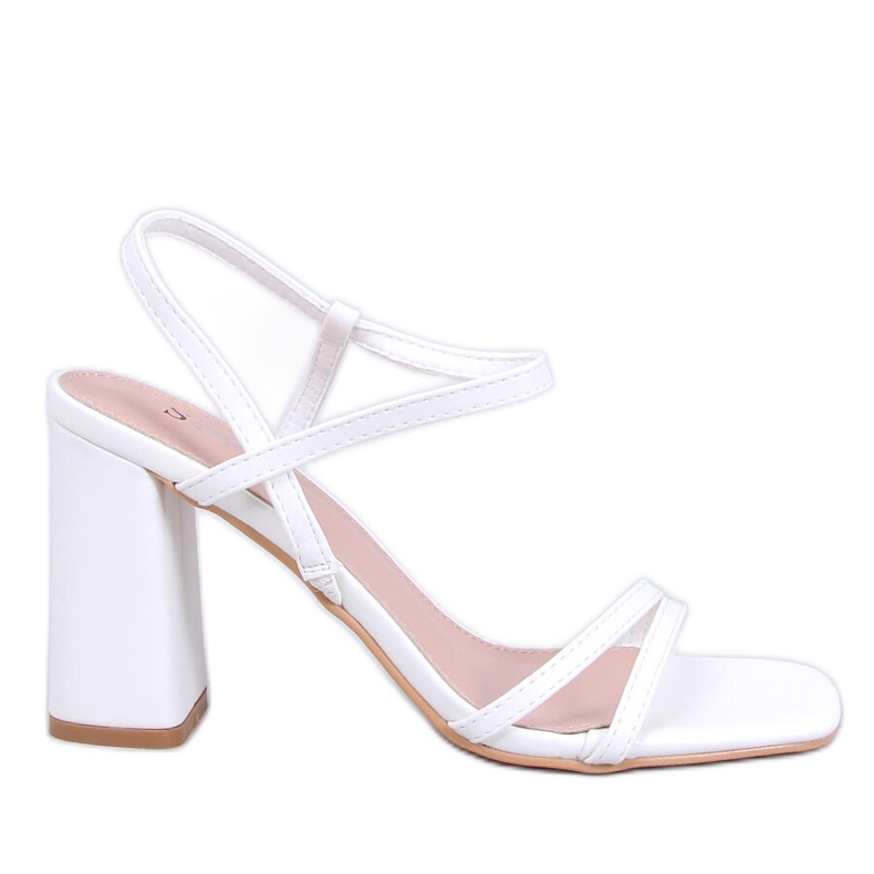 Borelli Vita stabila klacksandaler