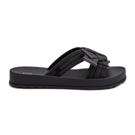 Doftande damflip-flops med platt sula ZAXY LL285096 Svart