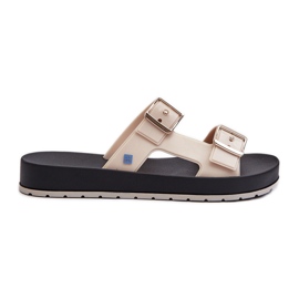 Flip-flops dam med platt sula ZAXY LL285072 ljusbeige