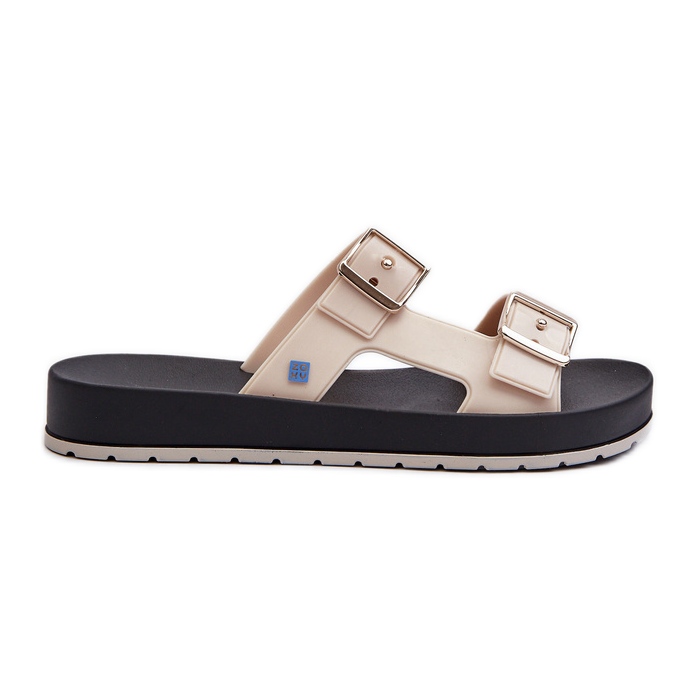 Flip-flops dam med platt sula ZAXY LL285072 ljusbeige