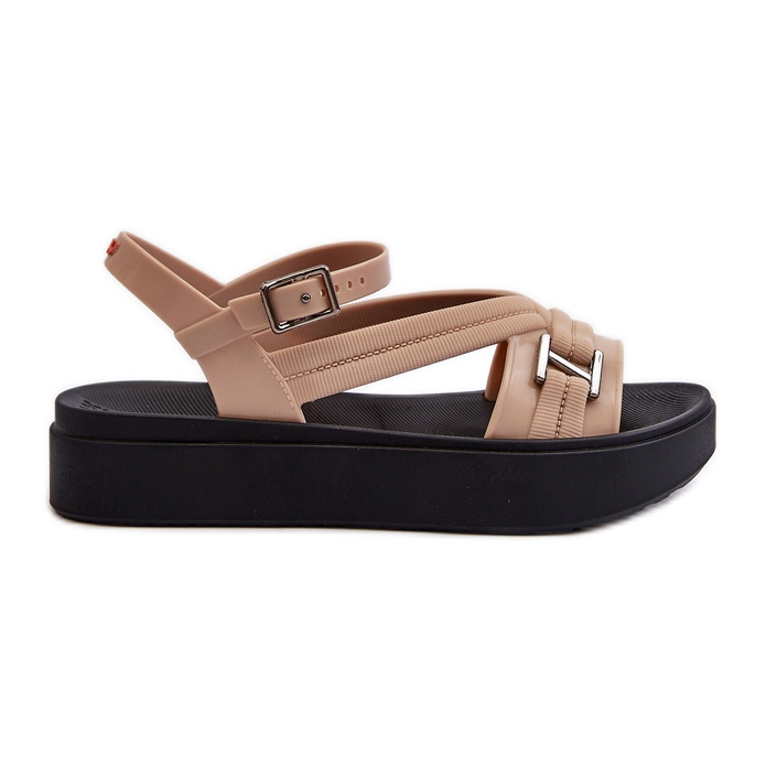 Doftande plattformssandaler för kvinnor ZAXY LL285063 Beige