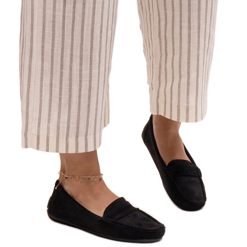 Svarta klassiska Morton loafers