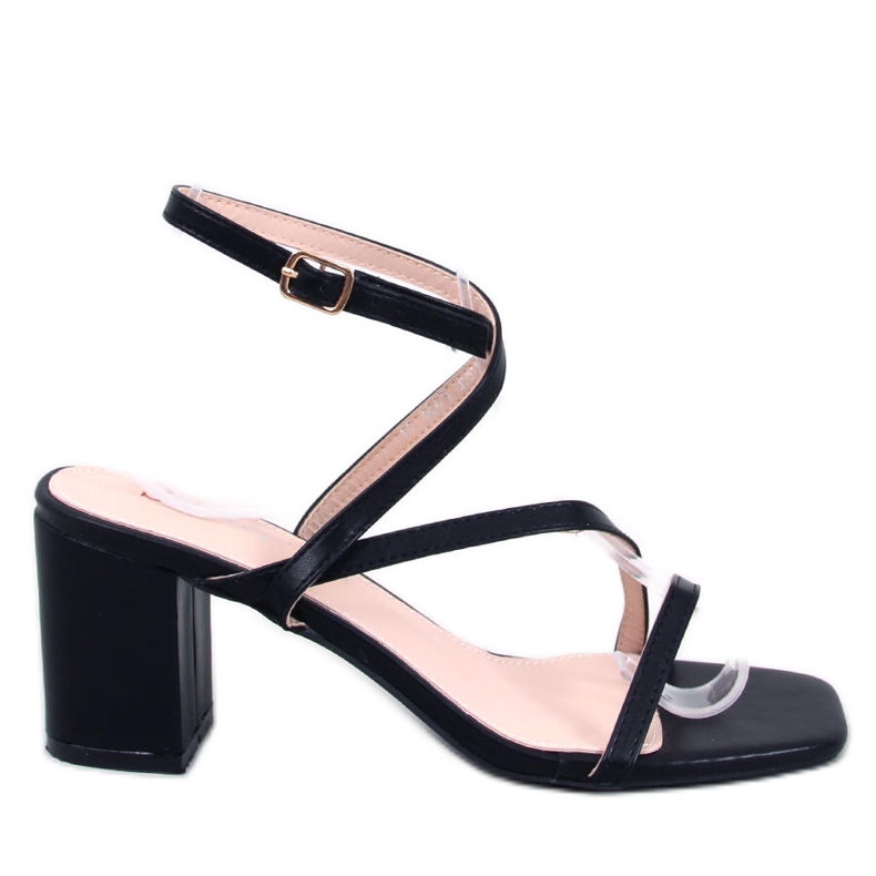 Theresa Svarta sandaler med klack