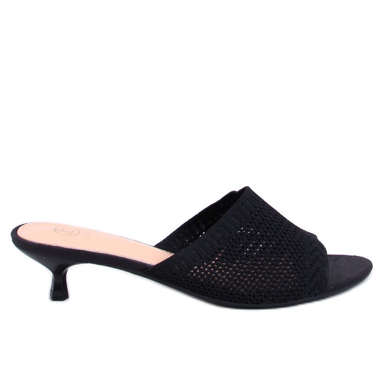 Bertini Svarta genombrutna flip flops