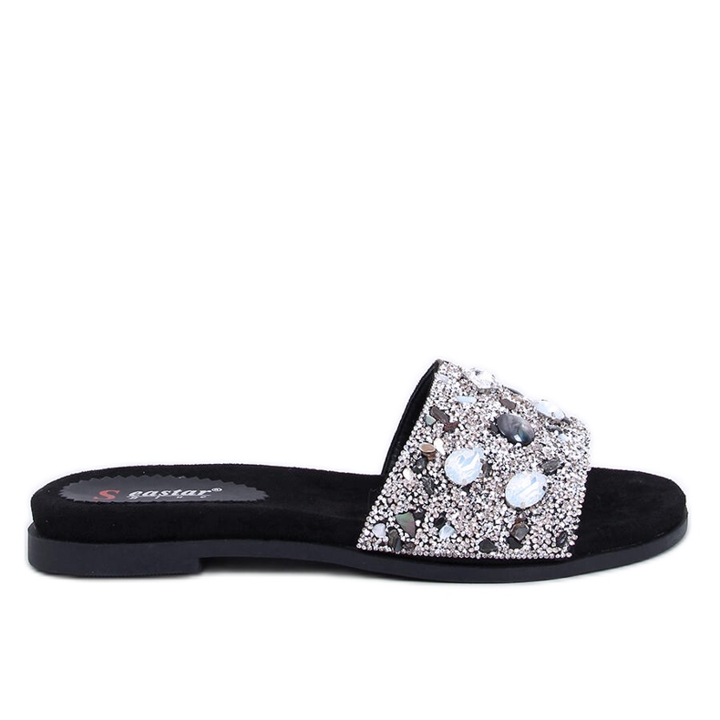 Abriel Svarta flipflops i sten