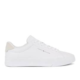 Tommy Hilfiger Court Läder M skor FM0FM04971 Ybs vit