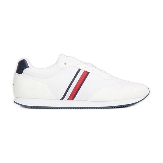 Tommy Hilfiger Lo Runner Mix M skor FM0FM04958YBS vit