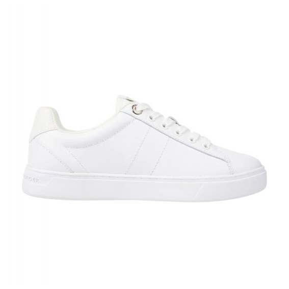 Tommy Hilfiger Essential Elevated Court Sneaker W FW0FW07685YBS vit