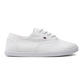 Tommy Hilfiger Canvas Sneaker Sneaker W FW0FW07805YBS vit