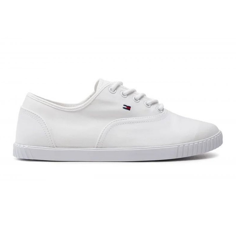 Tommy Hilfiger Canvas Sneaker Sneaker W FW0FW07805YBS vit