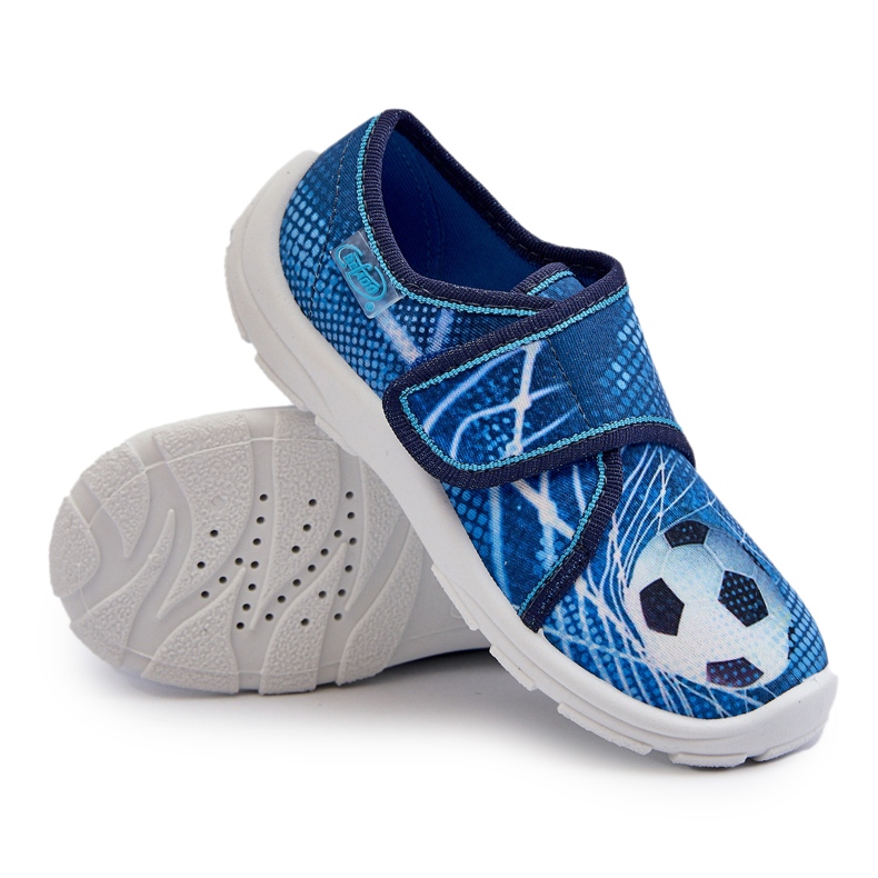 Befado Barntofflor kardborreband 974X312 Blå