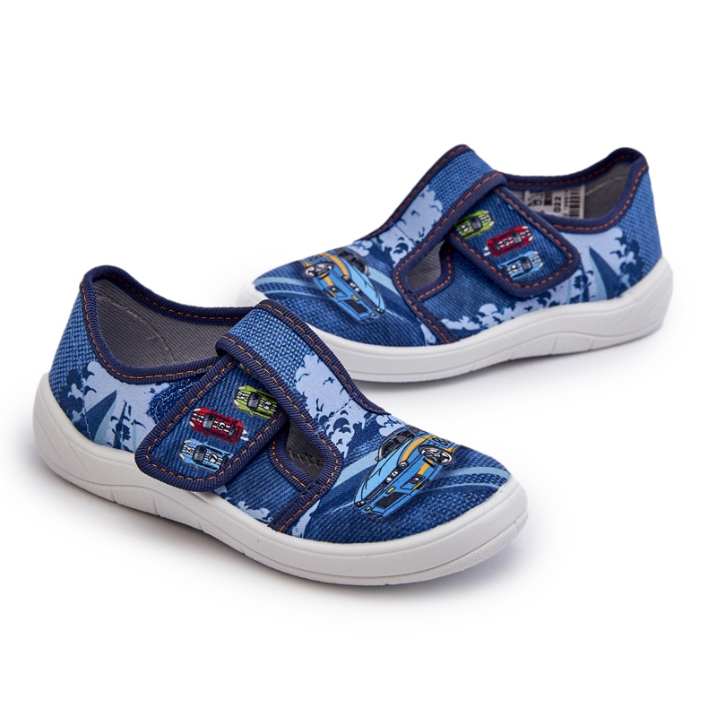 Kardborrband för barn Befado 911X022 Blå