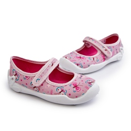Befado Barnfjärils Ballerina Tofflor 114X523 Rosa