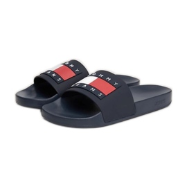 Tommy Hilfiger Pool Slide Ess flipflops EM0EM01191C1G svart