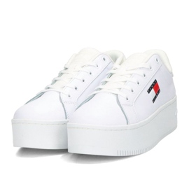 Tommy Hilfiger Flatform Ess skor EN0EN02518YBS vit