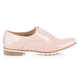 Vices Lackerade brogues rosa