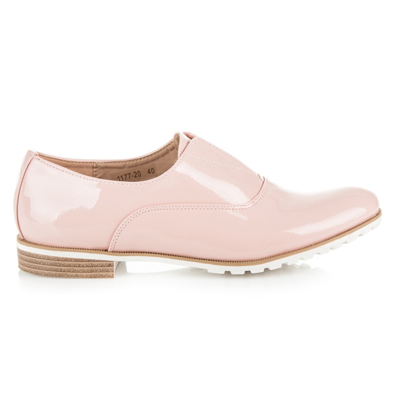 Vices Lackerade brogues rosa