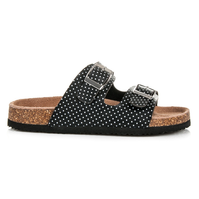 American Club Prickiga tofflor svart