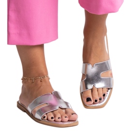 Silver klassiska Shala flip-flops