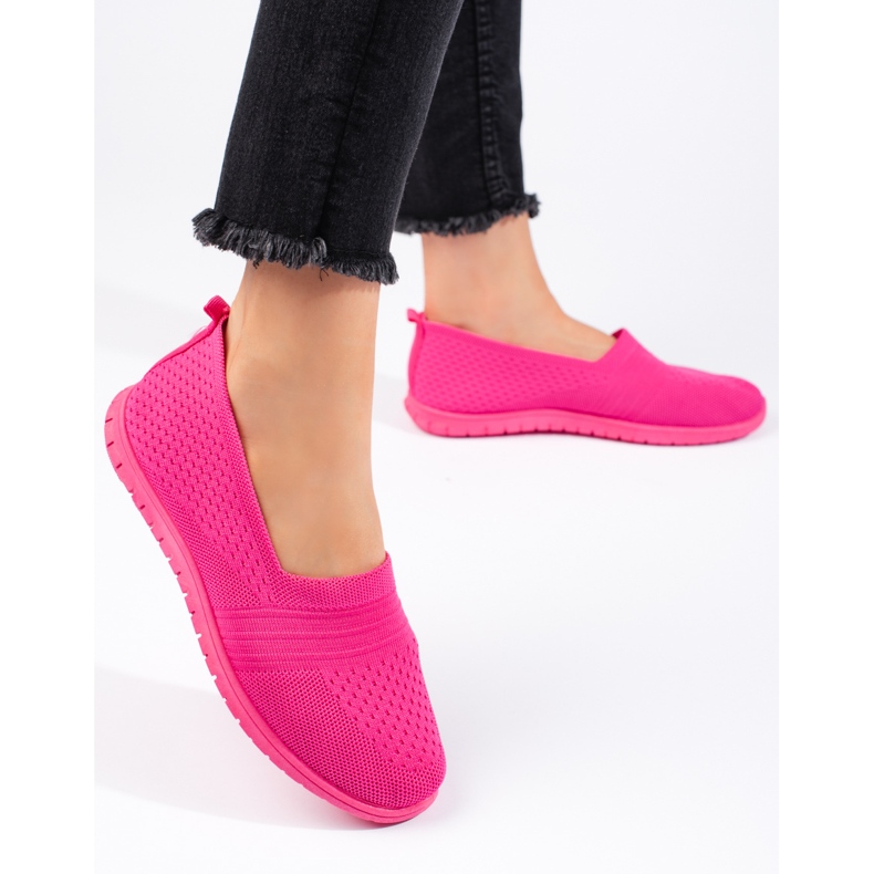 Rosa slip-on sportskor