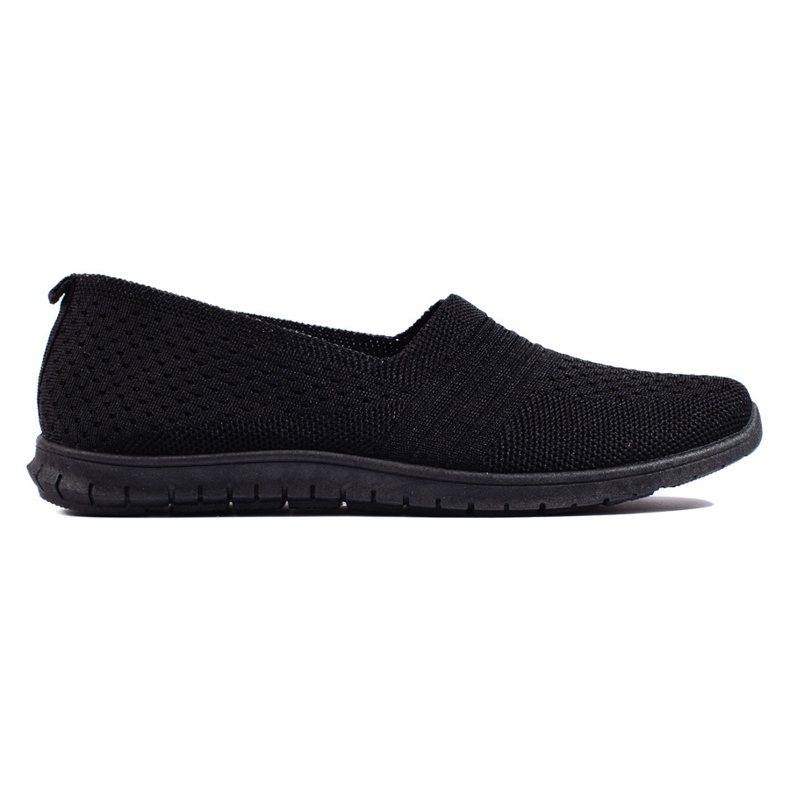 Svarta slip-on sportskor