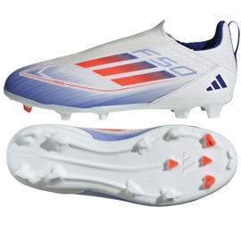 Adidas F50 League Ll FG/MG IF1362 fotbollsskor vit