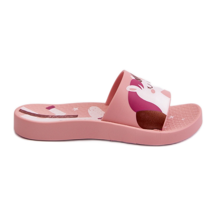 Flip-flops för flickor med enhörning 83474 Ipanema Urban V Slide Kids Pink rosa