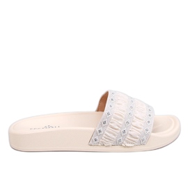 Diakis Beige flipflops för dam