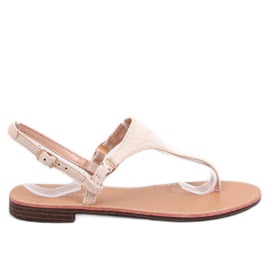 Lapey Beige flipflops