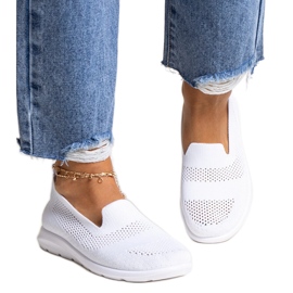 Rahims vita sneakers med skumsula