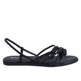 Limbe Black boho stil sandaler svart