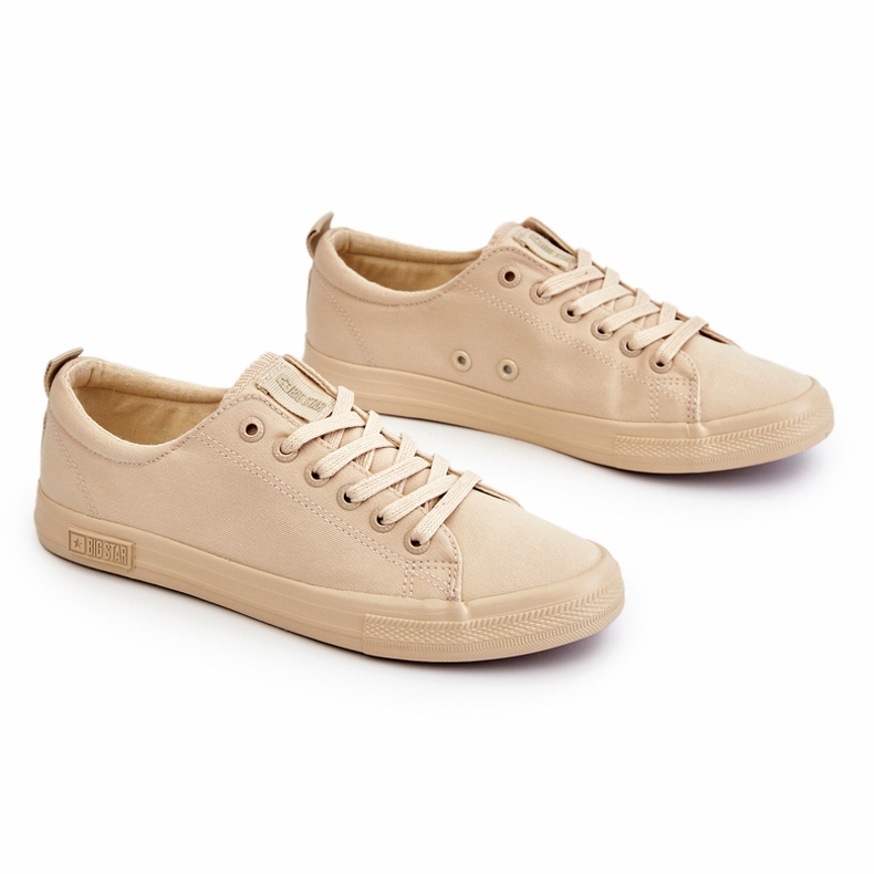 Dam Smooth Low Sneakers Big Star LL274061 Beige