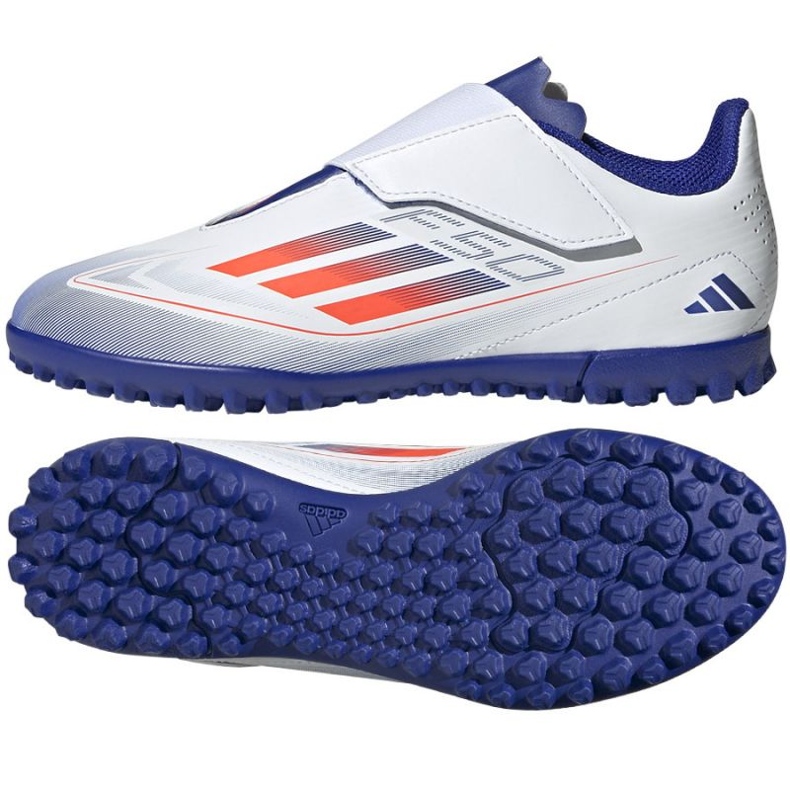 Adidas F50 Club Vel Tf IF1386 skor vit