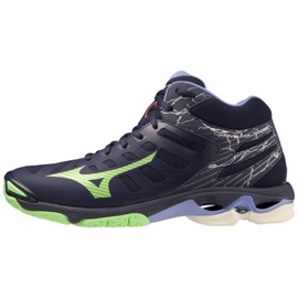 Mizuno Wave Voltage Mid V1GA216511 volleybollskor blå