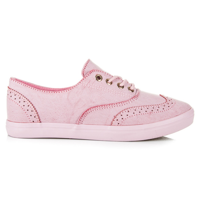 Marquiz Knytna sneakers för kvinnor rosa