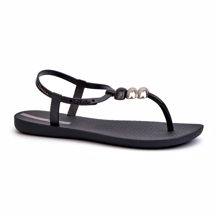 Platta sandaler dam flip-flops 83507 Ipanema Class uppblåsta sandal Fem svart
