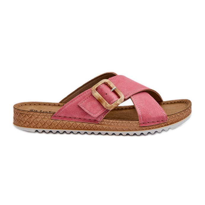 Bekväma damflip-flops med spänne Inblu VO000012 Rosa