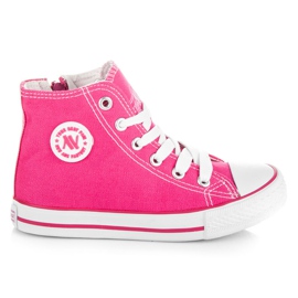 New Age Barnens sneakers med dragkedja rosa