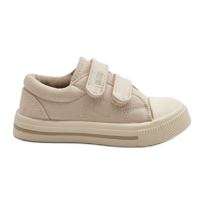Sneakers med kardborre för barn Big Star NN374112 Beige